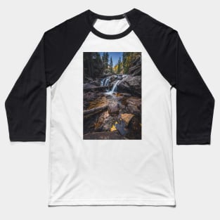 Lower Chasm Falls in Autumn Baseball T-Shirt